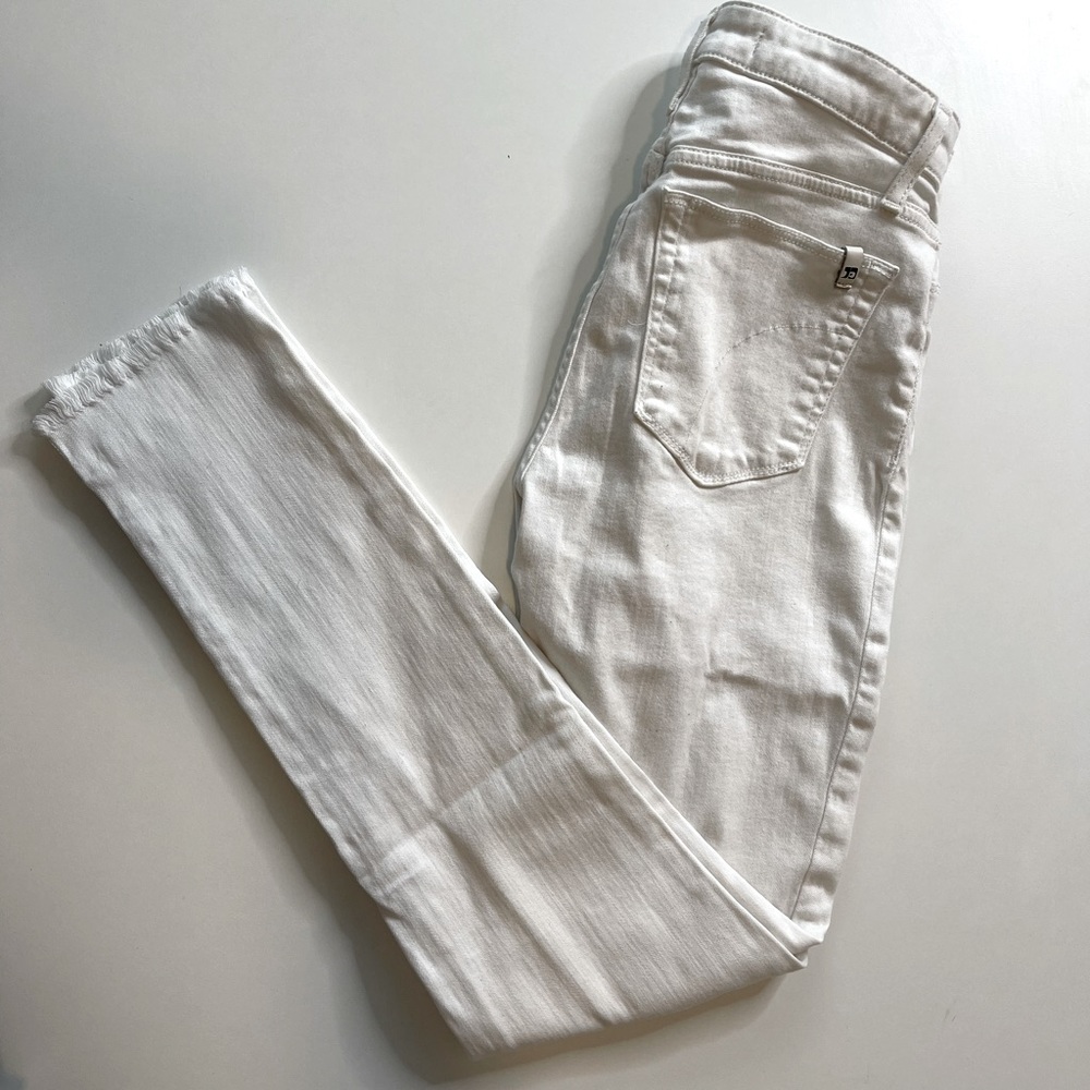 Joe’s Jean high waist skinny in white denim 25
